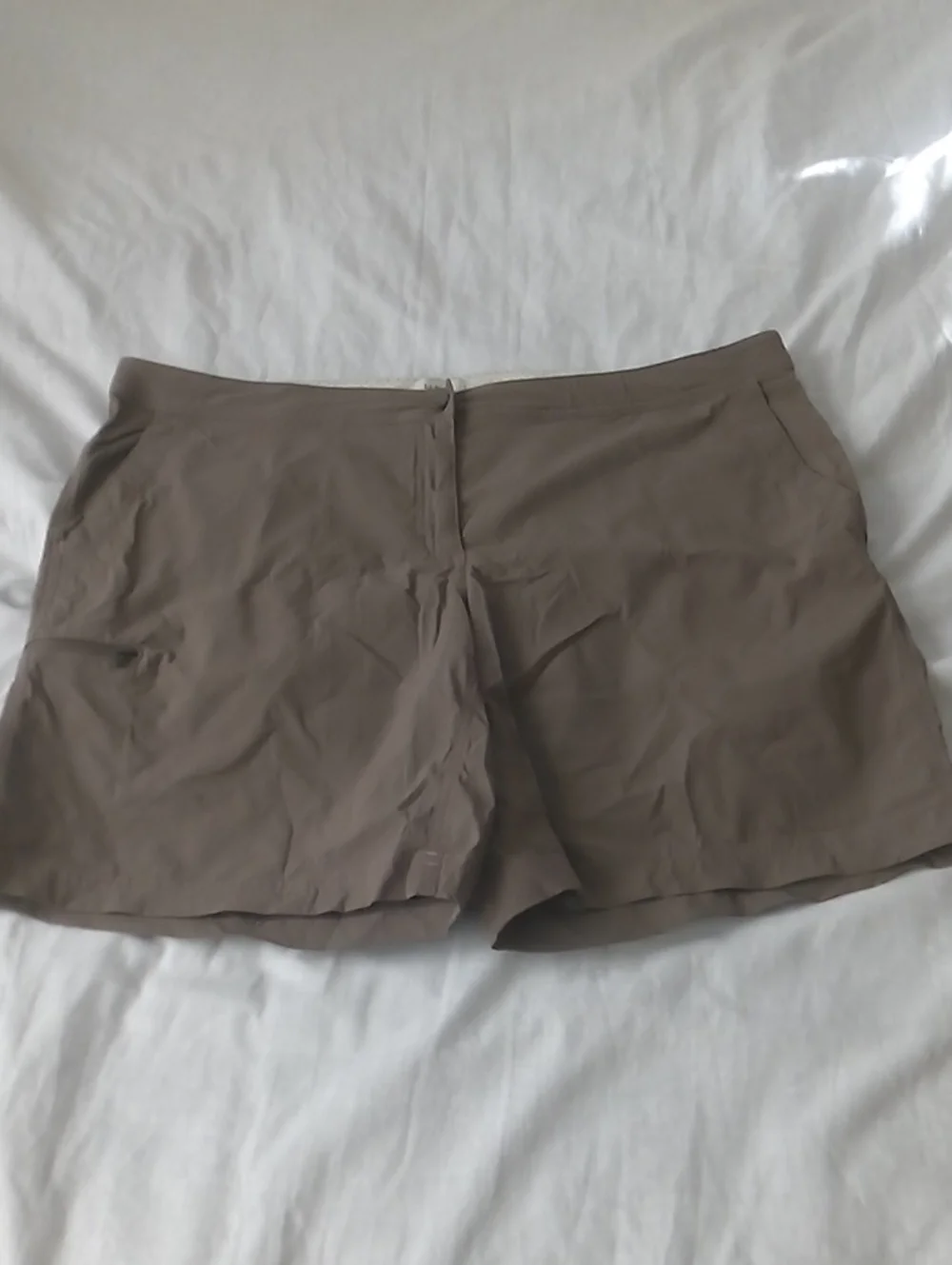 L.L. Bean Women's Taupe Casual Bermuda Shorts
